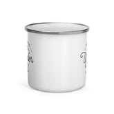 Not all who wander are lost: Enamel Camper Mug with Classic Design